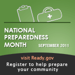 National Preparedness Month - September 2011 Graphic