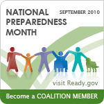 National Preparedness Month - September 2010 (Register to become a Coalition Member) graphic