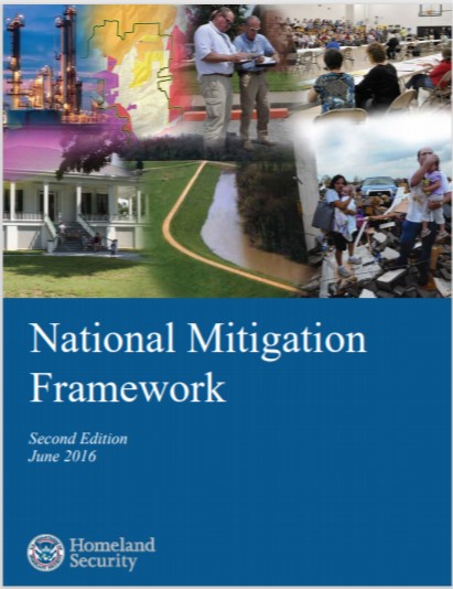 National Mitigation Framework, Second Edition, June 2016, report cover