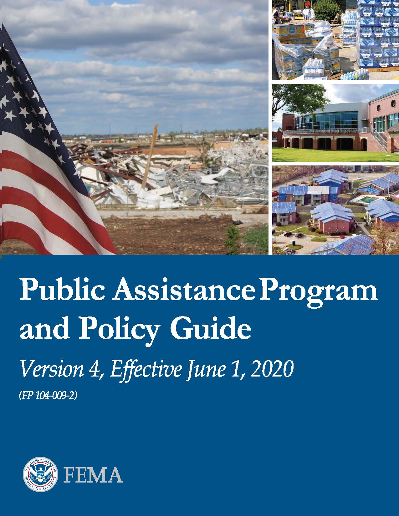 Guía de políticas del programa de asistencia pública de FEMA.