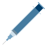 Vaccine needle icon