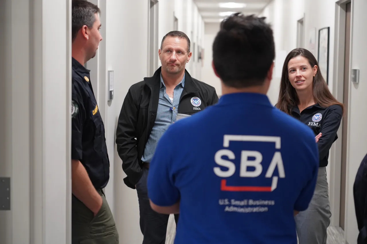 FEMA and SBA's Associate Administrators Visit Spartanburg's Emergency Operation Center in SC. (013) Image: FEMA and SBA's Associate Administrators Visit Spartanburg's Emergency Operation Center in SC. (013)