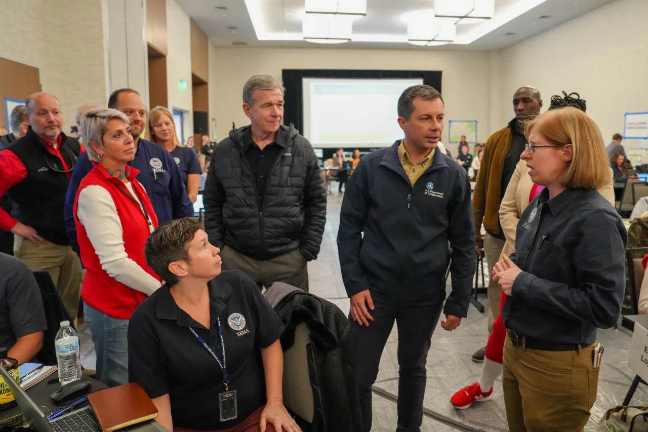 Image: Top Leaders Visit Buncombe County, NC EOC (007)