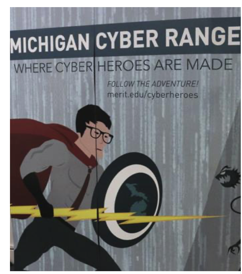 Michigan - Cyber Heroes Graphic