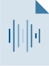Icon of an Audio Document with Audio Bars