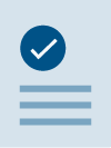 Icon of a Factsheet Document with a Checkmark and Lines