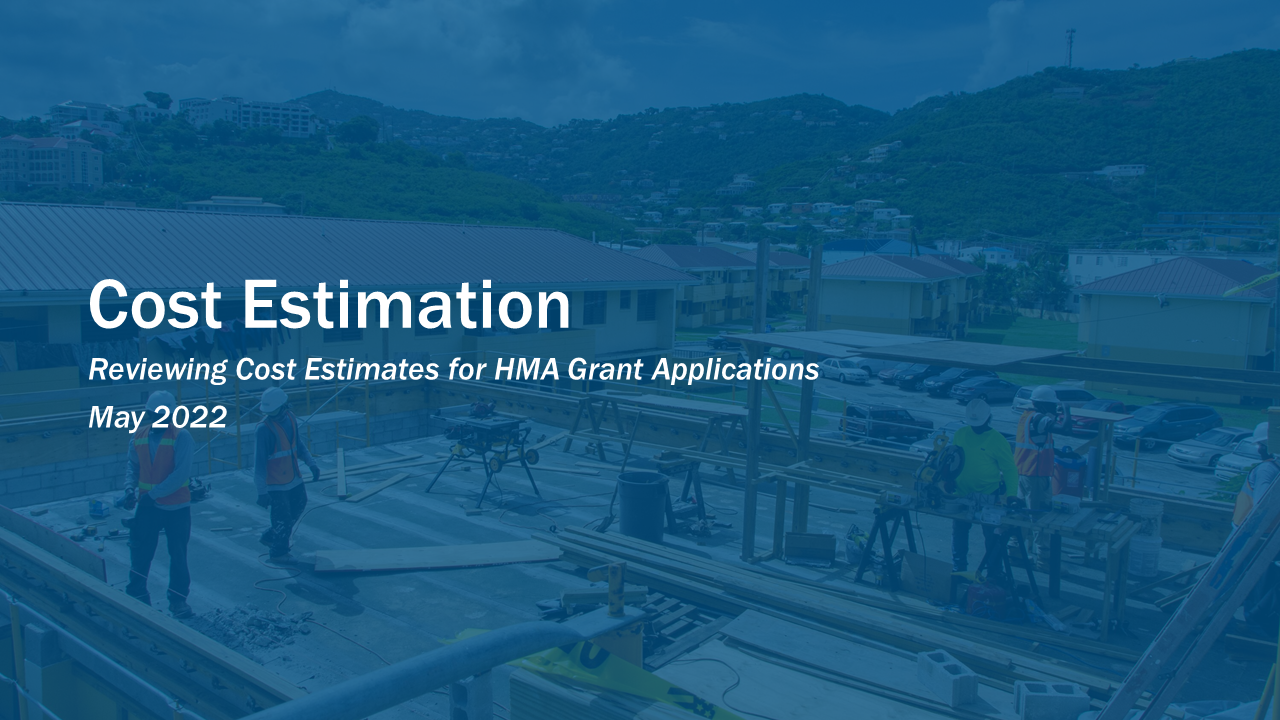 Cost Estimation Webinar
