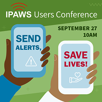 IPAWS Users Conference September 27 10AM