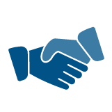 Illustration of two hands shaking