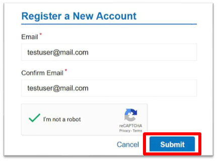 Landing page image for registering a new account