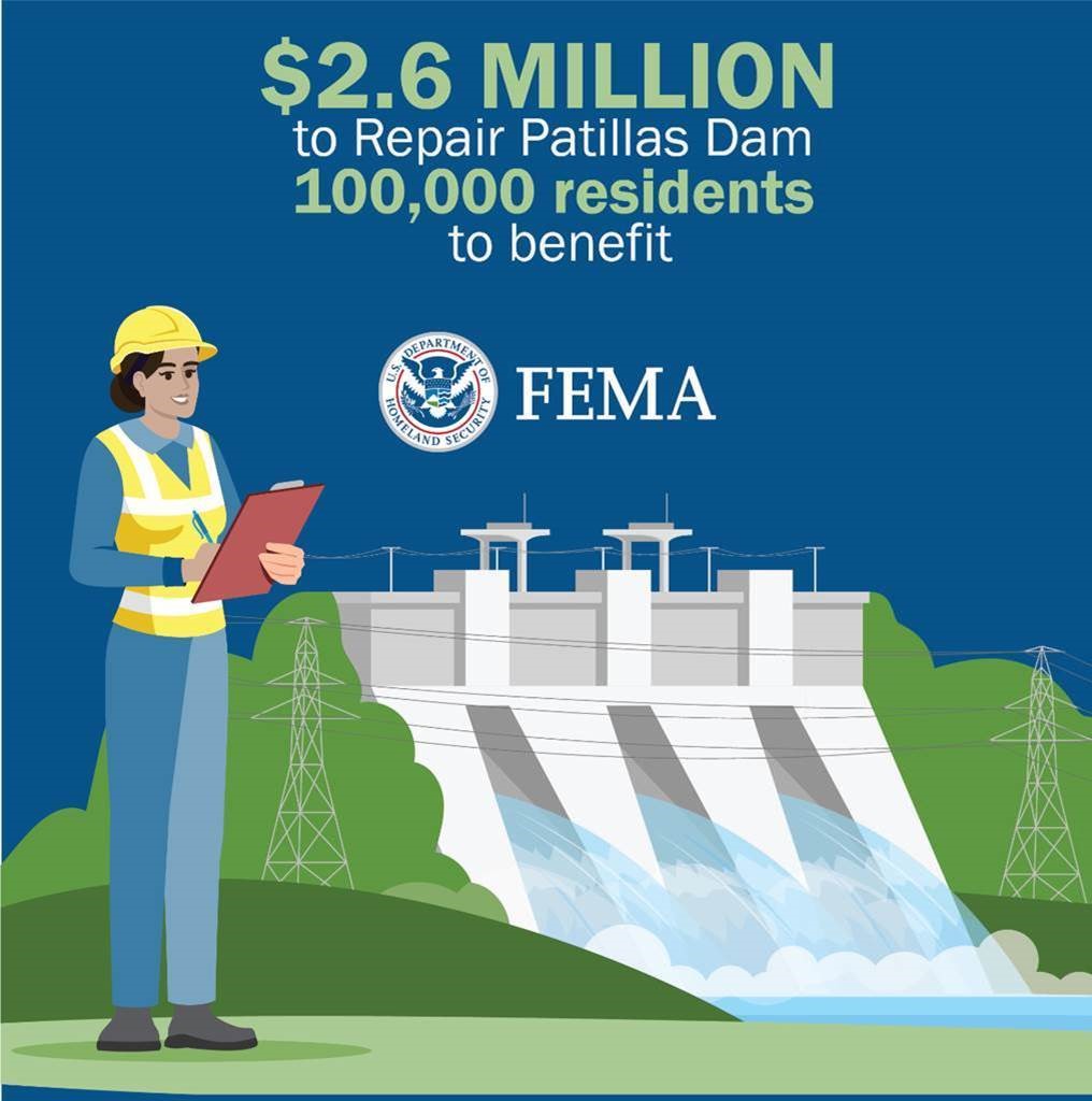 FEMA 2.6 Million Repair Patillas Dam