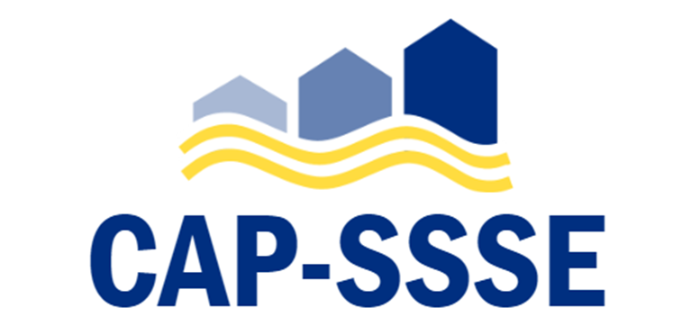 Three buildings over the acronym CAP-SSSE