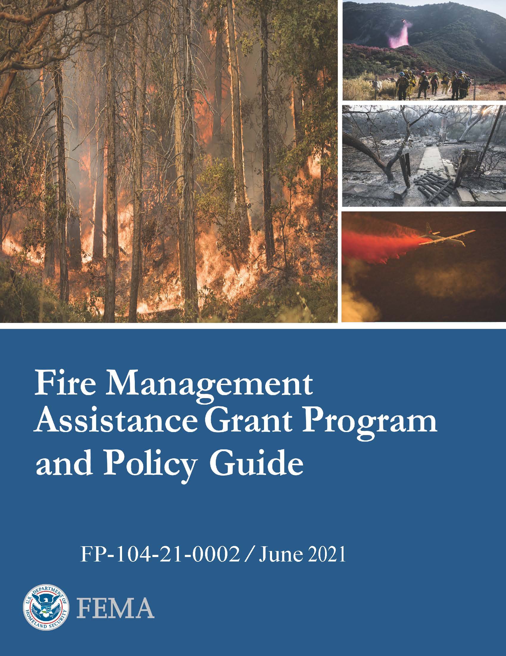 Guía de políticas del programa de subvenciones de asistencia para el manejo de incendios.