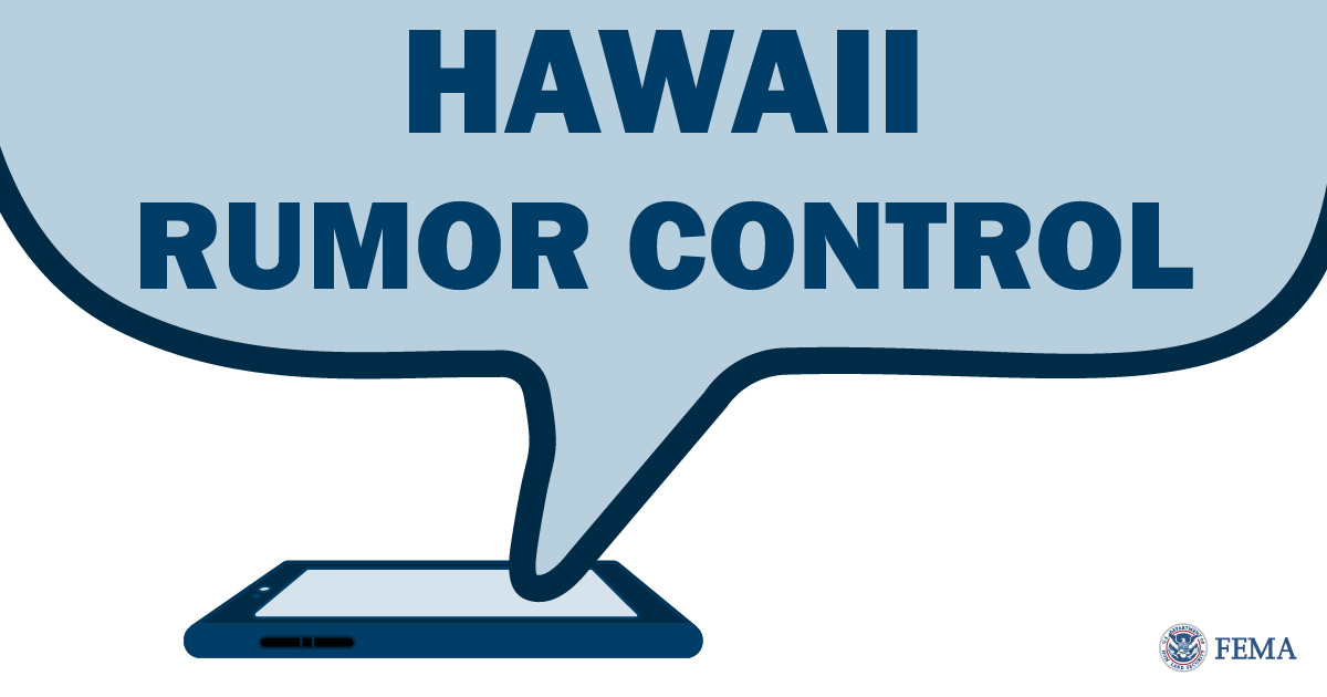 Hawaii rumor control