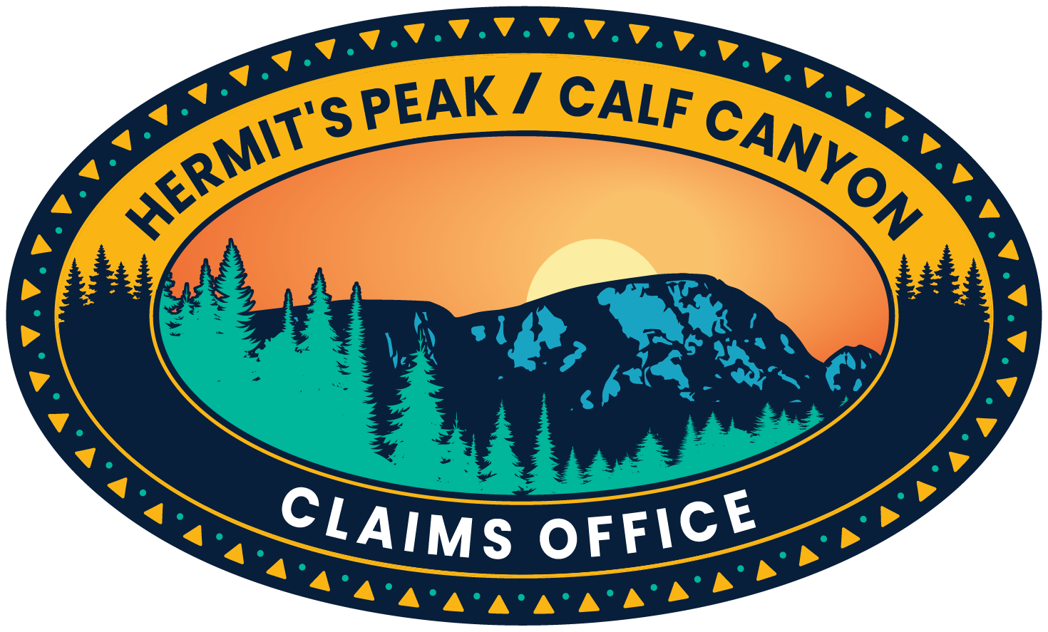 Hermit's Peak/Calf Canyon Claims Office Logo