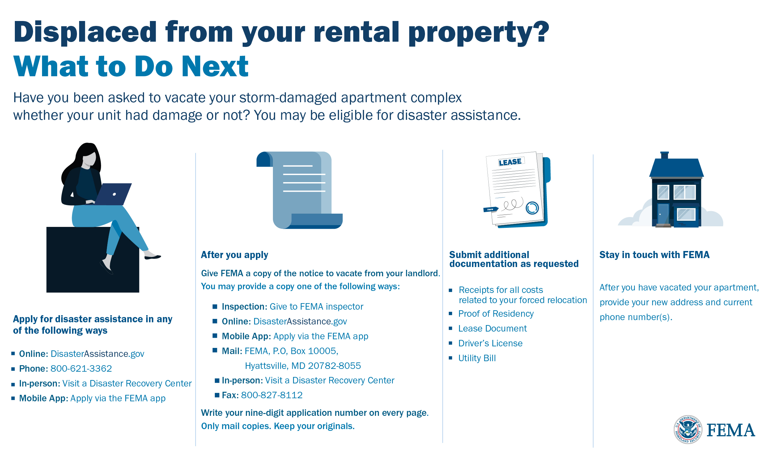 Displaced From Your Rental Property Graphic