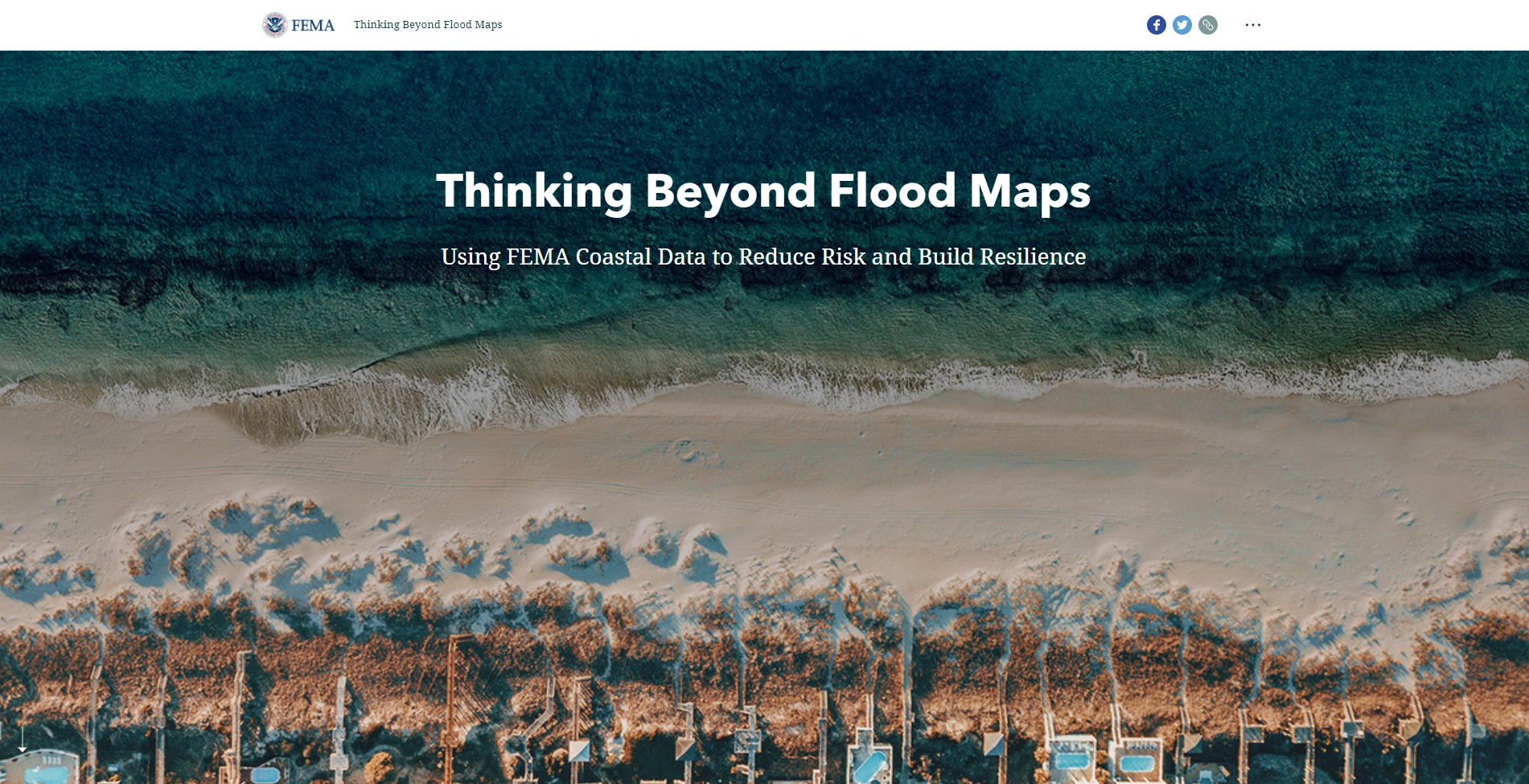 Thumbnail preview of a Story Map on ArcGIS