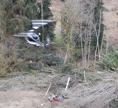 Figure 1: NWRA rescued 16 survivors from the Snohomish County mudslide in March 2014.
