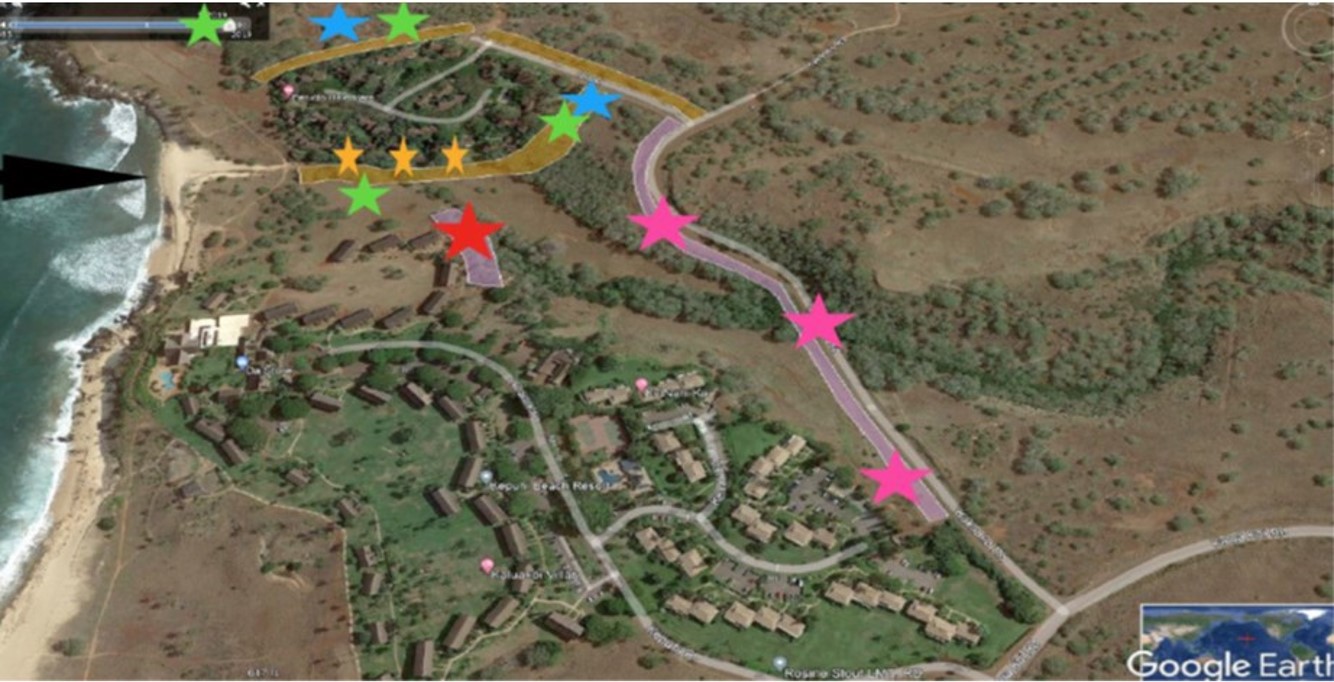 Illustration shows mitigated areas. Courtesy of Erin Peyton.