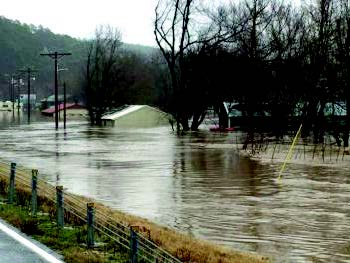 Flooding in Cherokee County