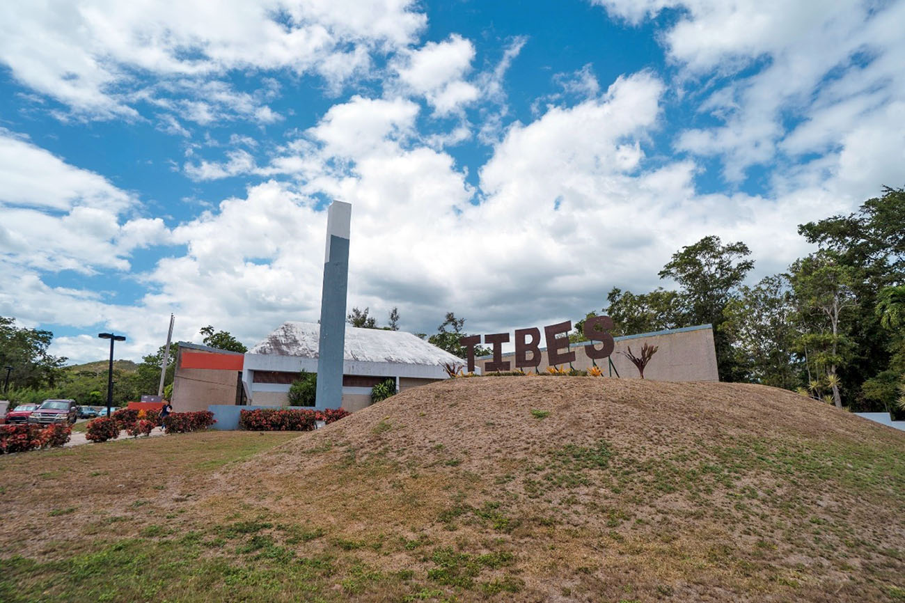 Front view of the Tibes Ceremonial Center Museum Building.