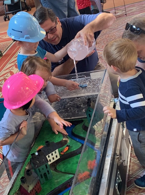 The RNPN developed an interactive exhibit for the National Building Museum’s Big Build Community Day in October 2019.