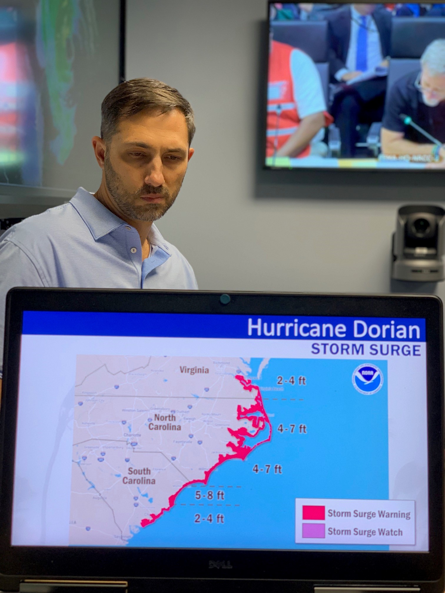 Brandon Bolinski responds to Hurricane Dorian. 