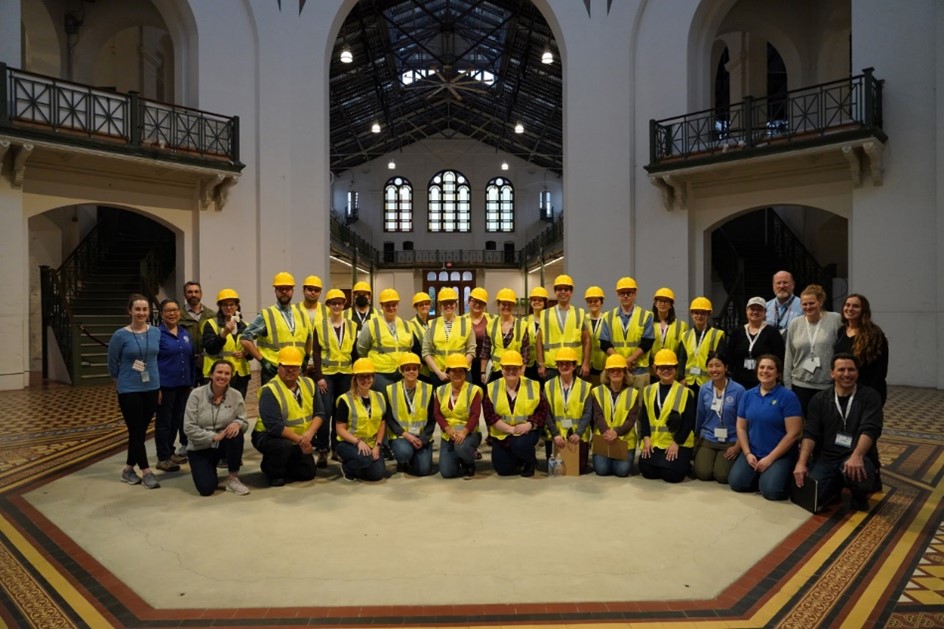 Participants and trainers from different organizations across the country at the Heritage Emergency and Response Training (HEART) program. 