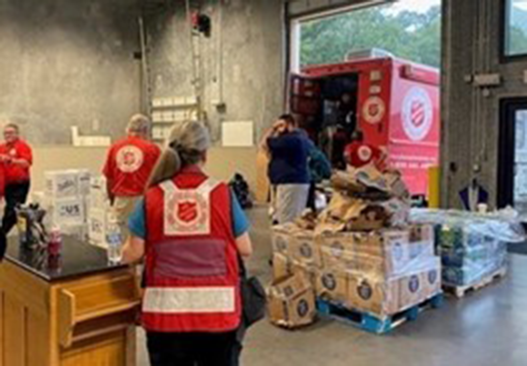 The Salvation Army Emergency Disaster Services is staged and ready to deploy to the affected areas across Florida. 