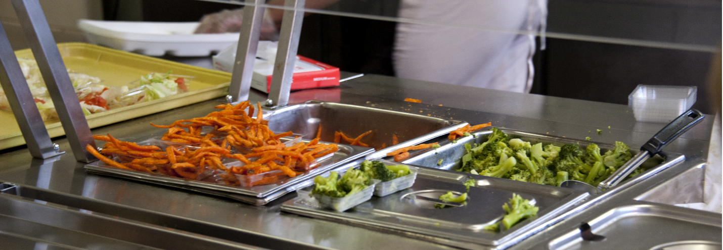 Image from earlier in text: School lunch serving dishes