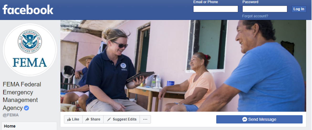 Figure 47: FEMA’s Facebook page