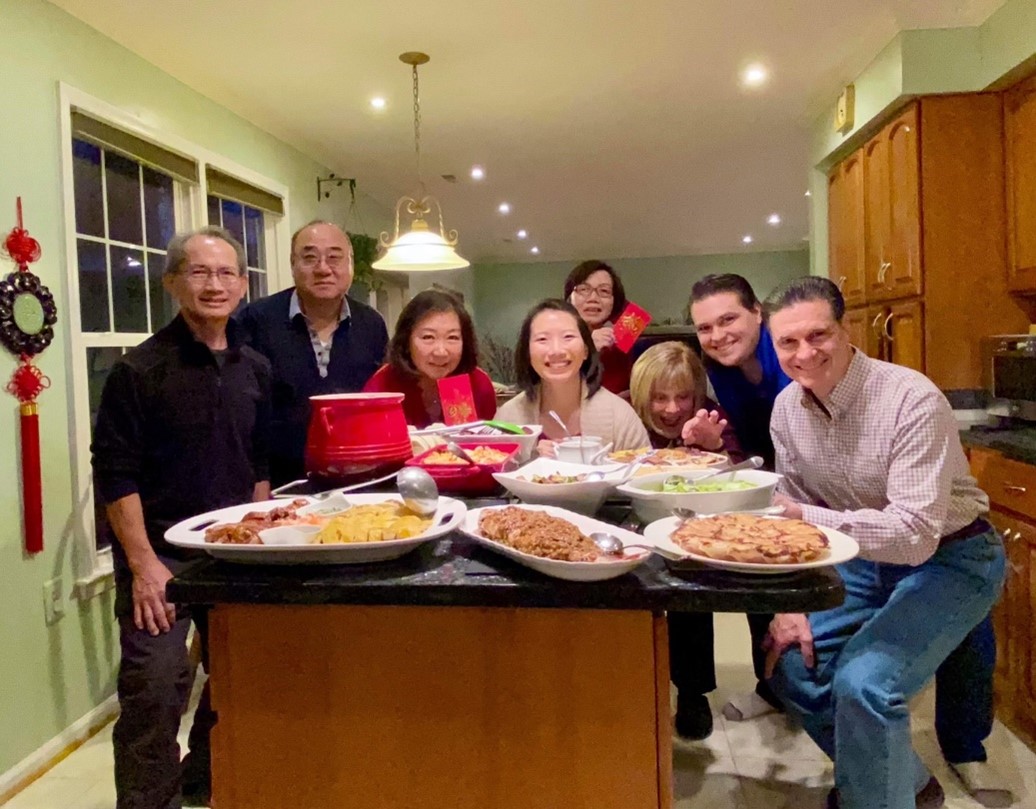 The Huang family gathers to celebrate the Lunar New Year with a homemade feast.