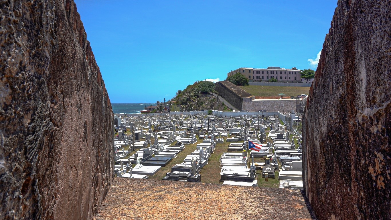 Historic Cemetery located in Old San Juan.