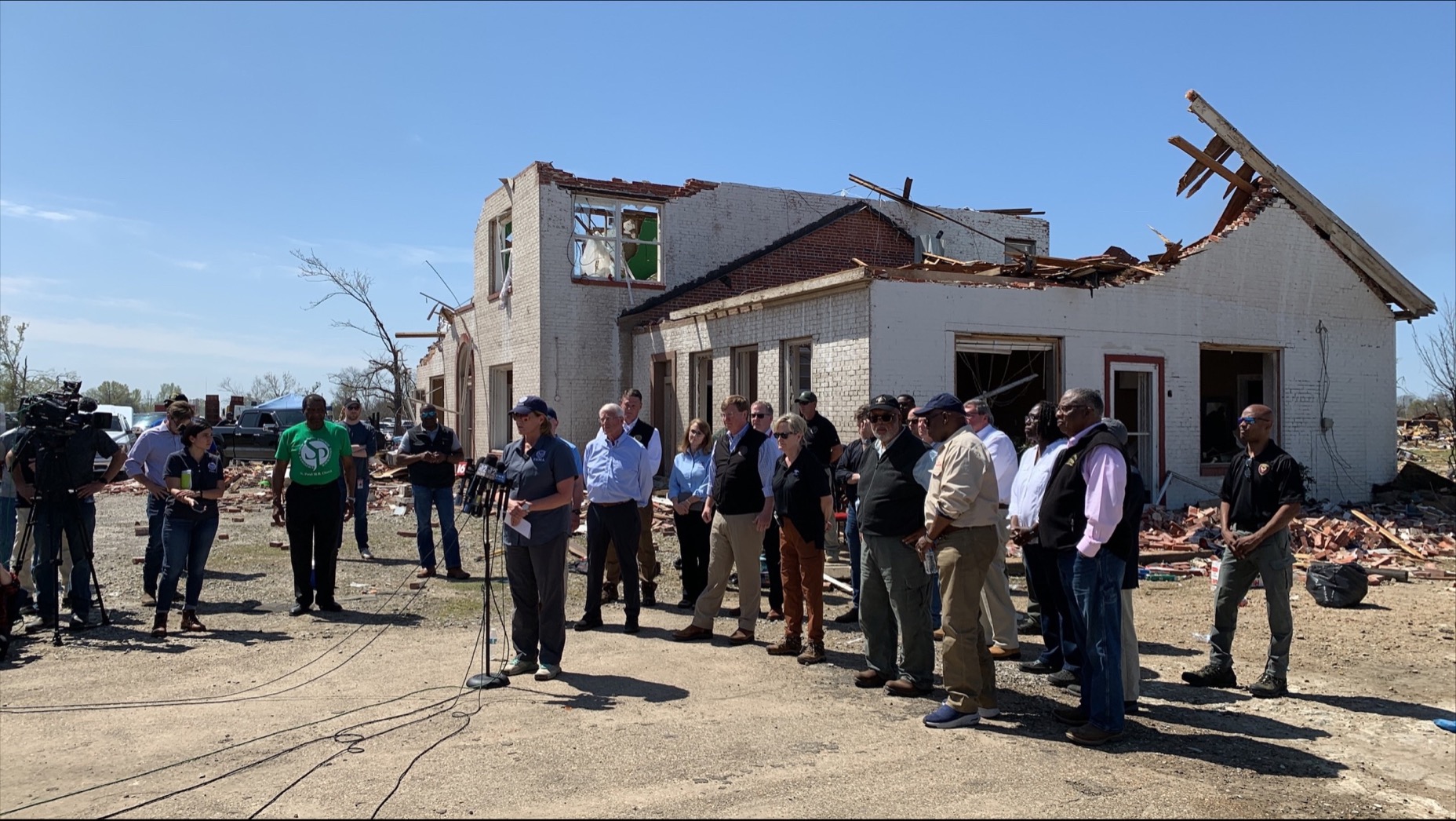 FEMA Administrator Deanne Criswell provides an update on FEMA’s response and recovery efforts following the recent tornadoes that impacted Mississippi at a press conference with other federal, state and local officials.