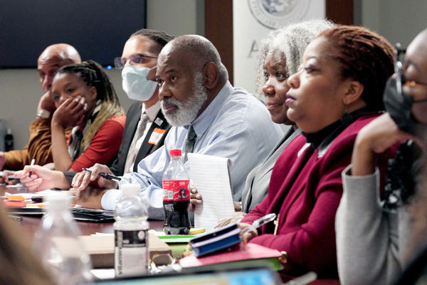 Black Resilience Network members visit FEMA Headquarters to meet with FEMA officials on approaches to increase participation in hazard mitigation and disaster preparedness activities latest findings. 