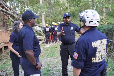 Caption: <p>Greenville, S.C. - (Oct. 2, 2024) - Senior FEMA Official Willie Nunn visits Greenville, South Carolina to examine the damage caused by Hurricane Helene.</p>
