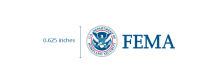 FEMA logo print scale