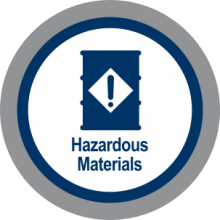Lifelines Icon Hazardous Materials Grey PNG