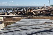 The historic boardwalk was destroyed by fierce winds that hit here during Hurricane Sandy. FEMA is working with many partners and organizations to assist residents affected by Hurricane Sandy. Photo by Liz Roll/FEMA 
