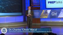 Thumbnail image of Dr. Charles Macal’s PrepTalk video