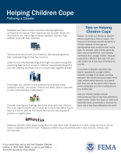 Helping Children Cope Flyer