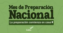 Mes de Preparación Nacional | La preparación comienza en casa 