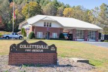 The Collettsville Fire Department in Caldwell County.