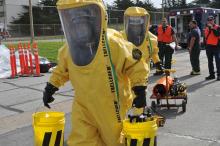 Figure 51: HazMat responders with equipment