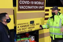 A FEMA Mobile Vaccination Units arrived in Philadelphia on January 15th. These self-contained vaccination centers can be set up anywhere in support of local partners. The Philadelphia MVU will bring vaccination capabilities closer to the communities and people that need them, reducing some of the barriers to vaccinations.