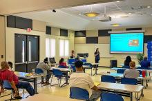 FEMA hosts a Base Flood Elevation course in May 2022 instructed by Strategic Alliance for Risk Reduction's Rebecca Croft at the University of the Virgin Islands Albert A. Sheen campus on St. Croix. 