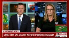 Administrator Criswell discussed sheltering during her interview with MSNBC.