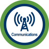 Lifelines Icon Communications Green PNG