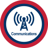 Lifelines Icon Communications Red PNG